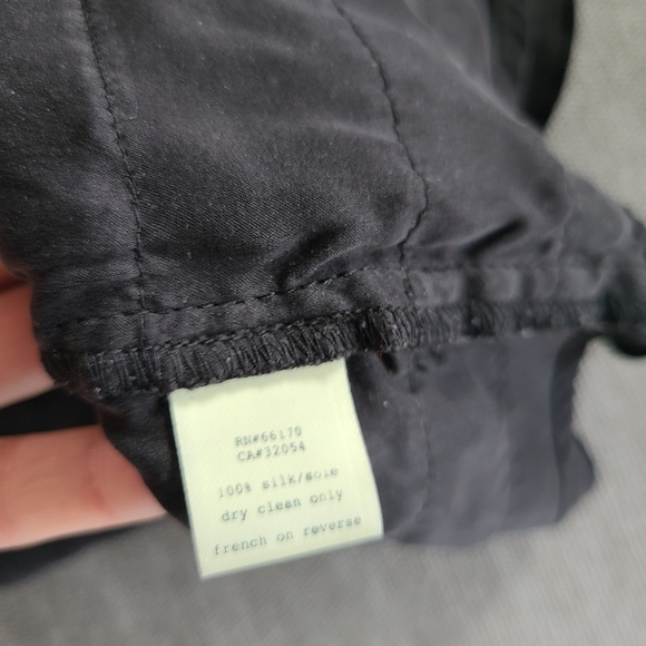 100% silk black frilly skirt - Picture 3 of 5